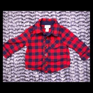 0-3M Flannel Button Down
